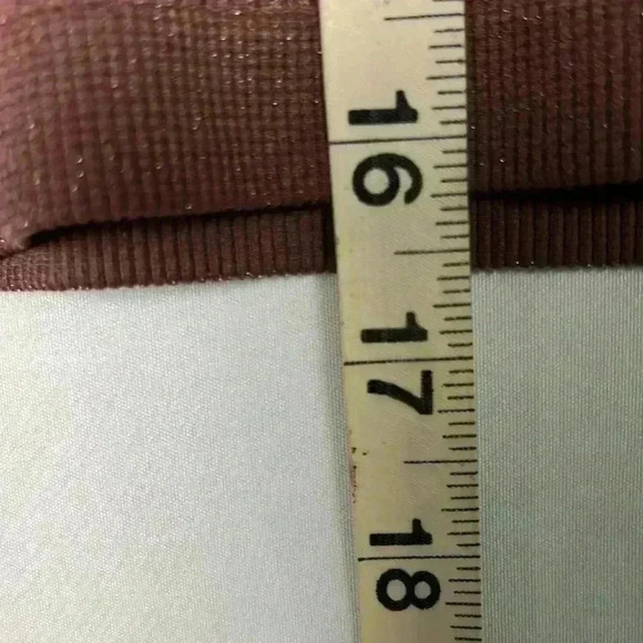 Wild Fable Womens Crop Top Dark Tan XL Short Sleeves Stretchy Pullover Sparkly - Picture 7 of 8